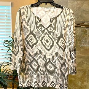 Chicos V-neck Top, Large (Chico 3)